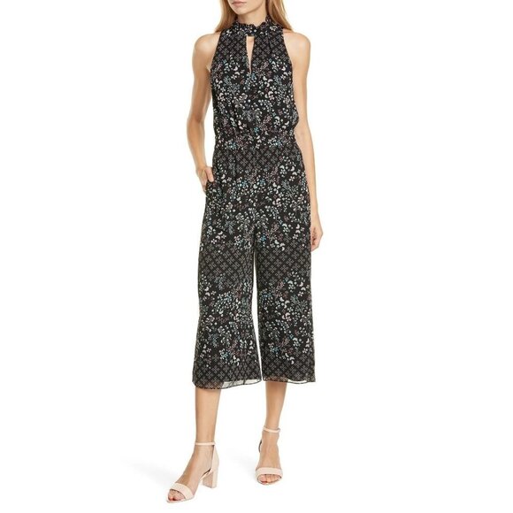 TED BAKER MARCILA Hazel High Neck Wide Leg Jumpsuit